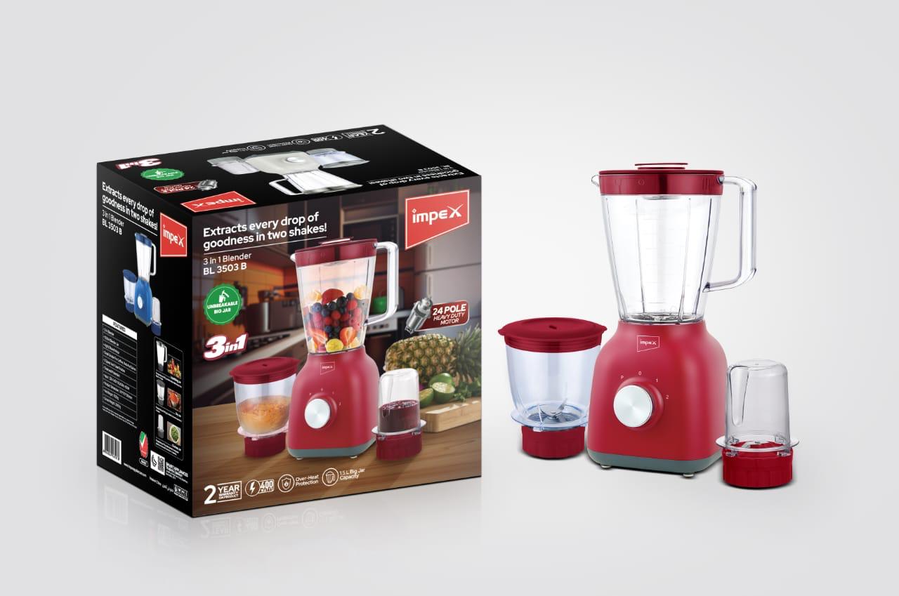 Impex 3 in 1 Blender