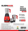 OLSENMARK 3 in 1 Mixer Grinder